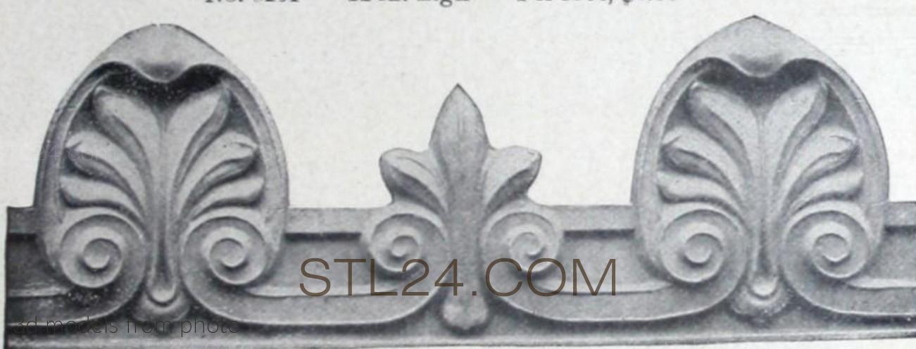 Фризы (FRIESE_1530 -  | 3D model 3DSMAX / OBJ / STL) 3D модель для ЧПУ станка